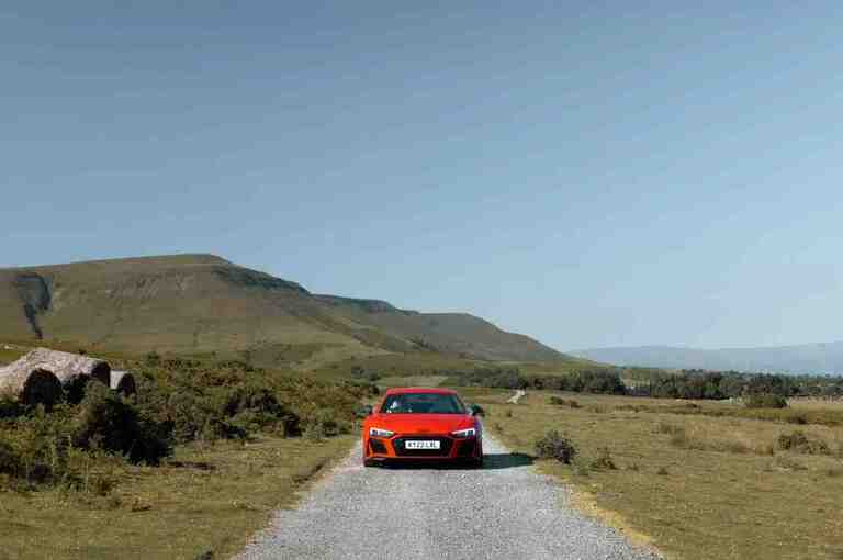 Audi car on road