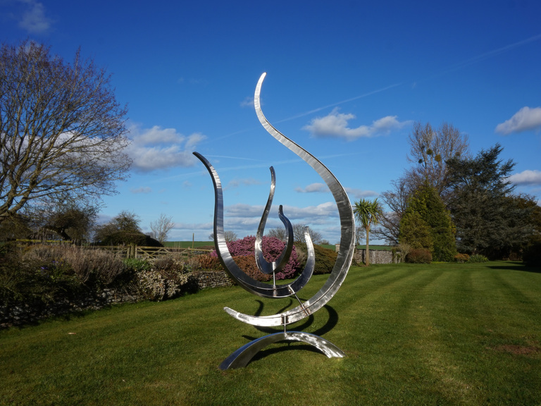 Kinetic Sculpture in the garden